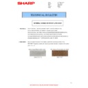 Sharp MX-2600N, MX-3100N, MX-2600G, MX-3100G (serv.man25) Technical Bulletin